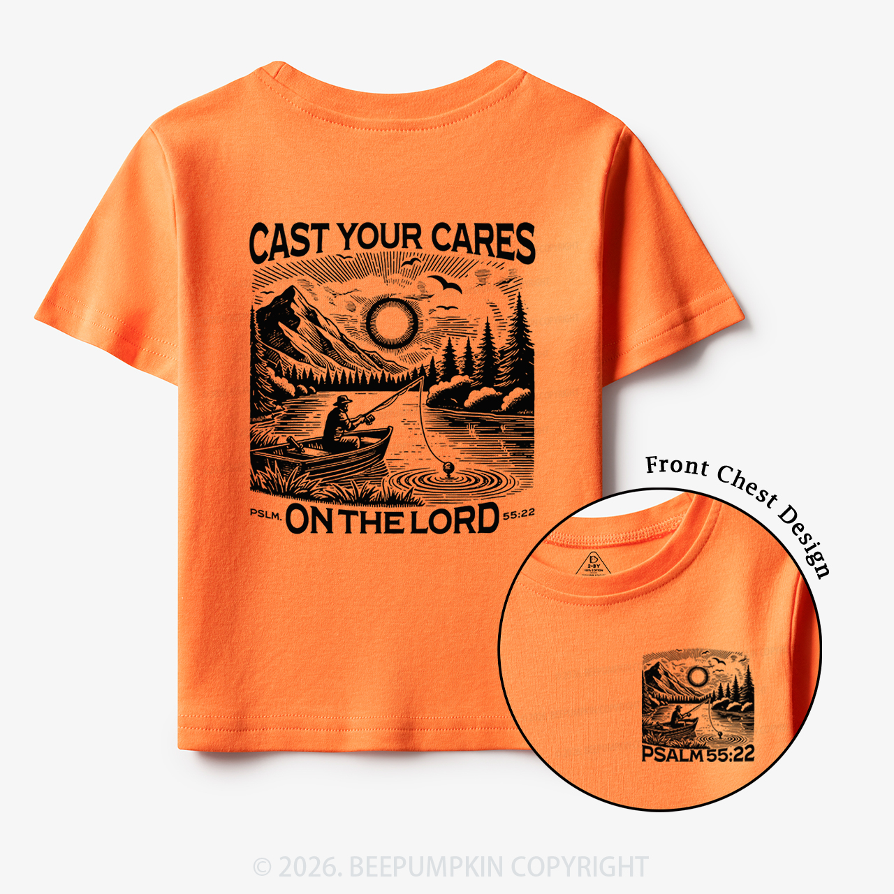 Cast Your Cares On The Lord Toddler&Kid's Tees