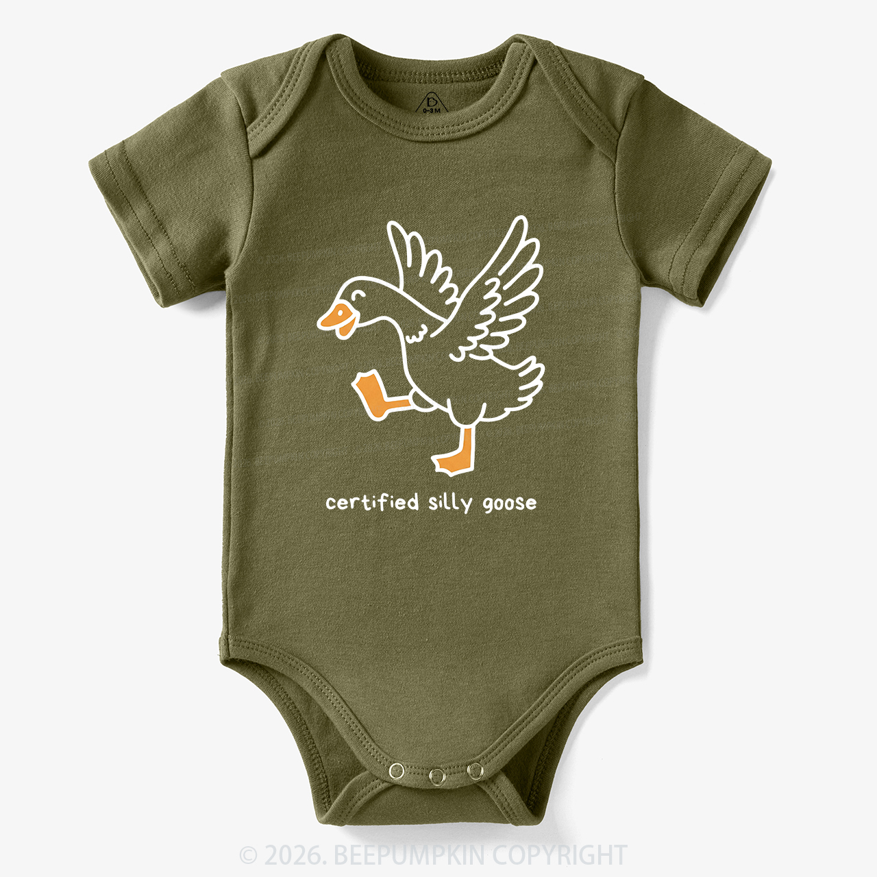 Funny Certified Silly Goose Bodysuit