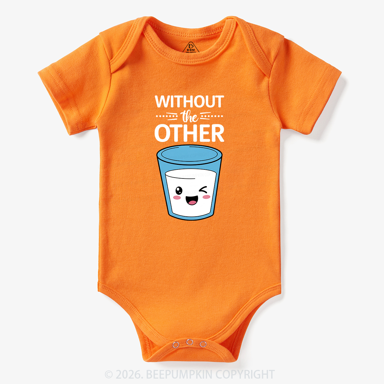 Can't Have One Without The Other Cookie and Milk Bodysuit