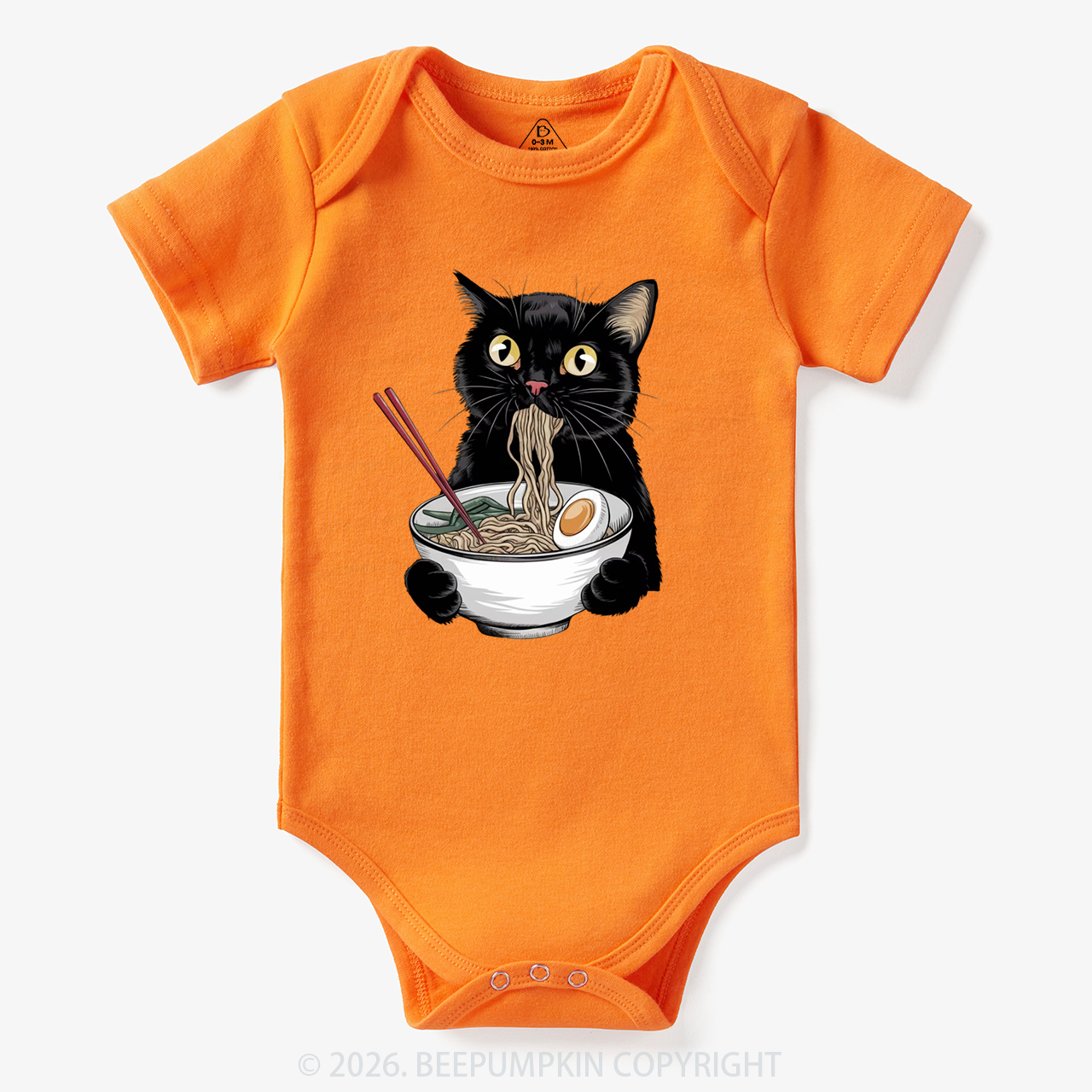 Ramen Black Cat Bodysuit
