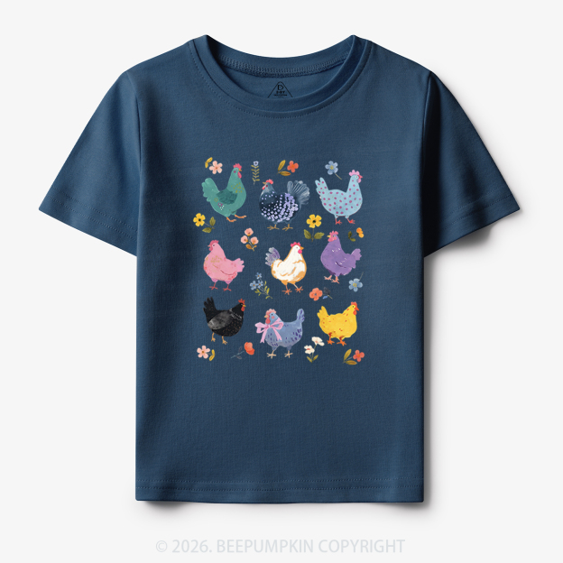 Funny Chicken Lovers Toddler&Kid's Tees