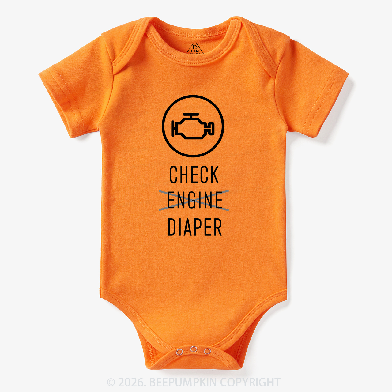 Check Engine Diaper Bodysuit