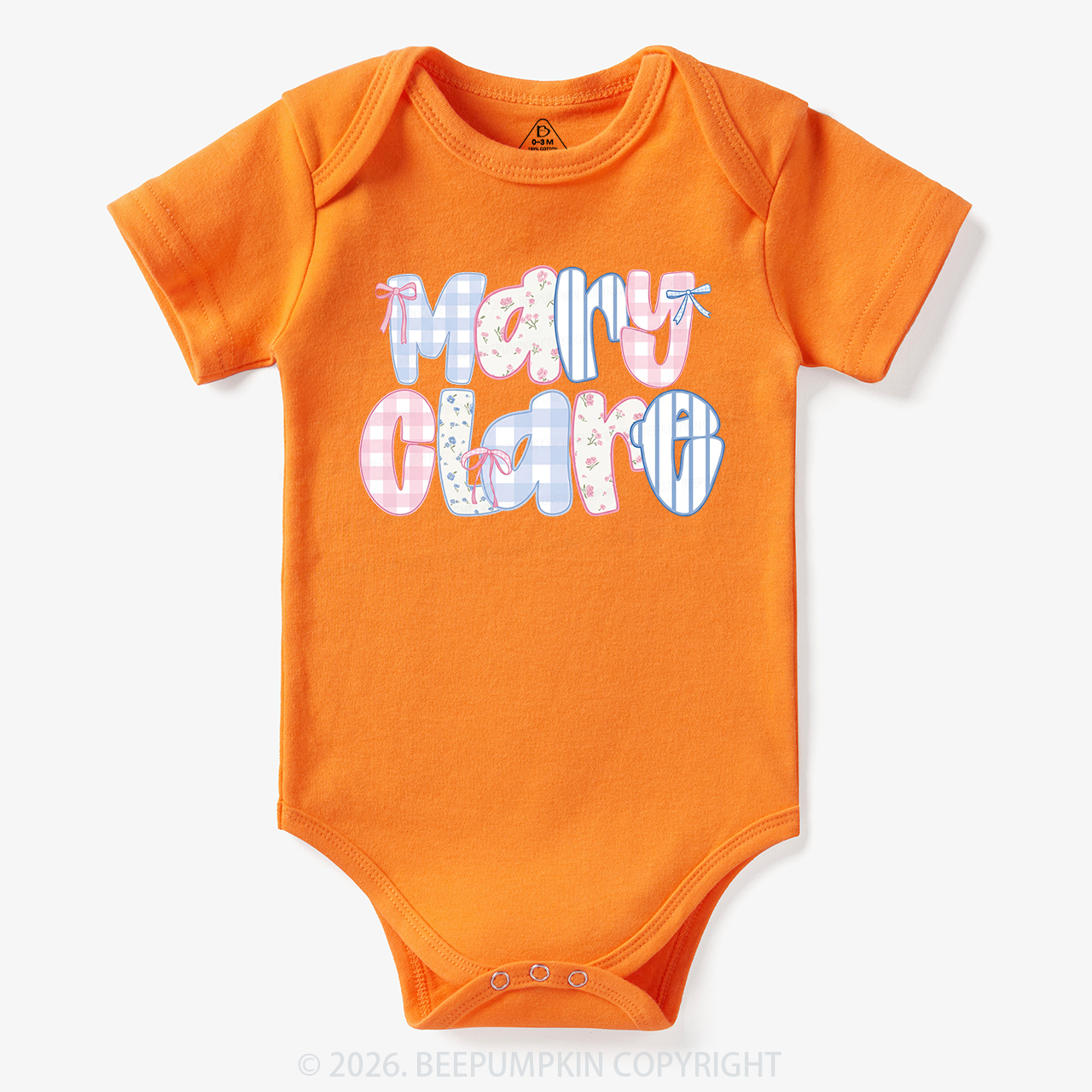 Personalized Name Candy Letters Bodysuit