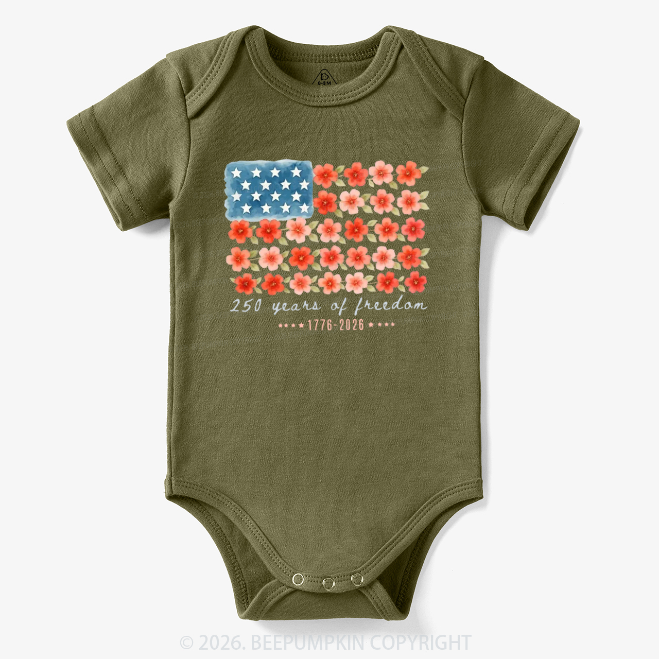 America 250th Anniversary 1776–2026 Bodysuit