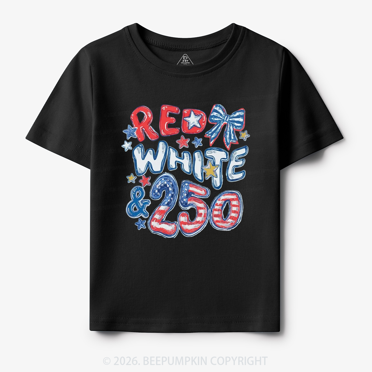 Red White & 250 Anniversary Toddler&Kid's Tees