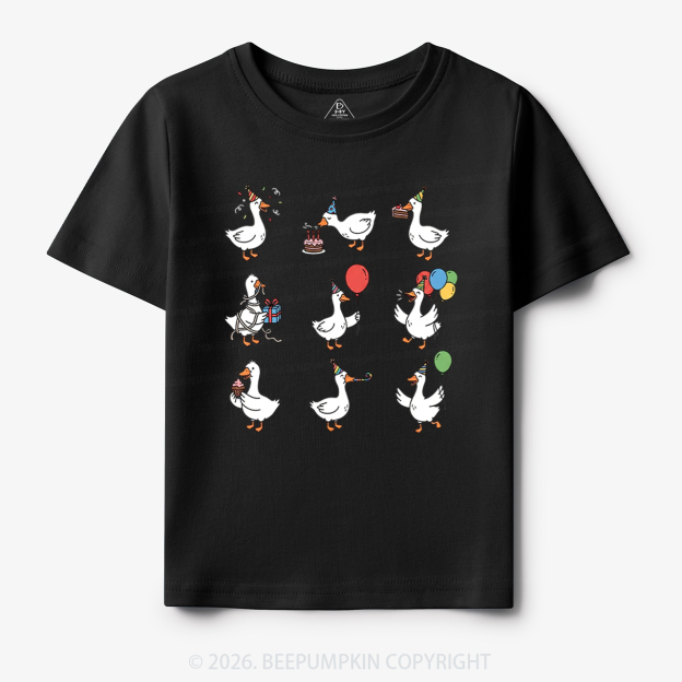 Silly Goose Birthday Toddler&Kid's Tees