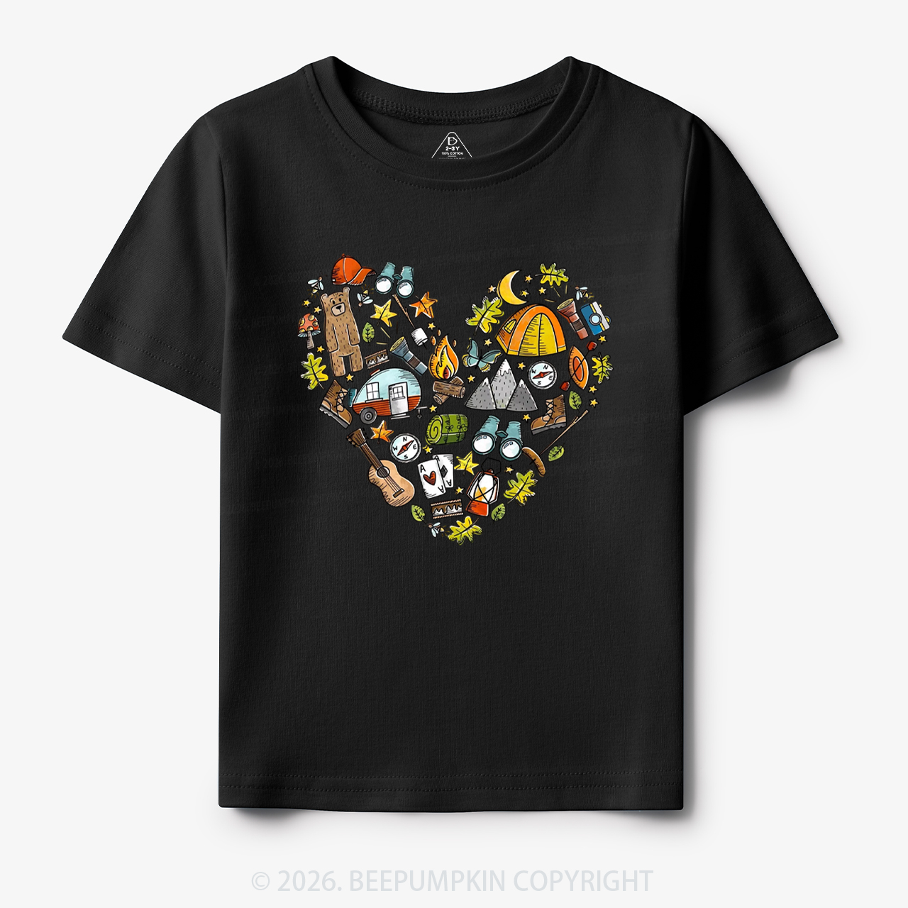 Love Camping Funny Hiking Toddler&Kid's Tees