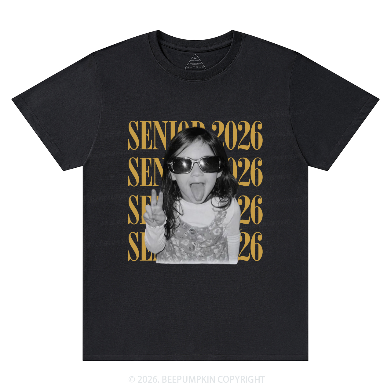 Personalized Vintage Photo And Year Senior T-Shirts