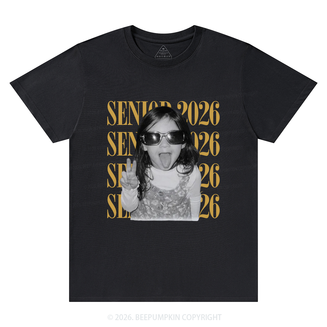 Personalized Vintage Photo And Year Senior T-Shirts