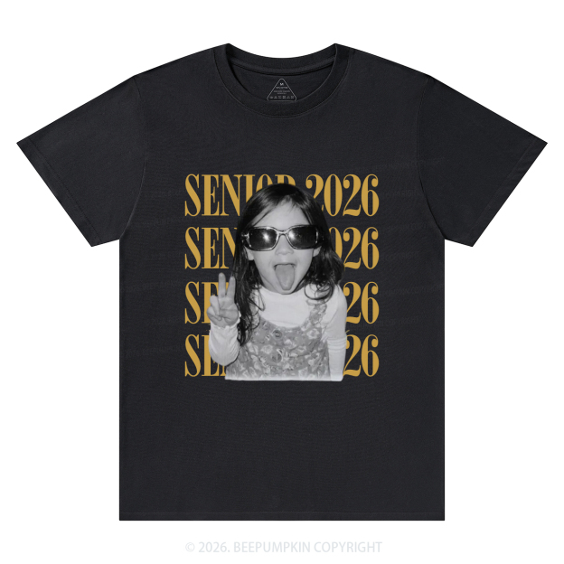 Personalized Vintage Photo And Year Senior T-Shirts