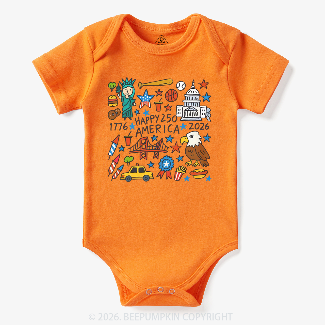 America 250th Anniversary Bodysuit