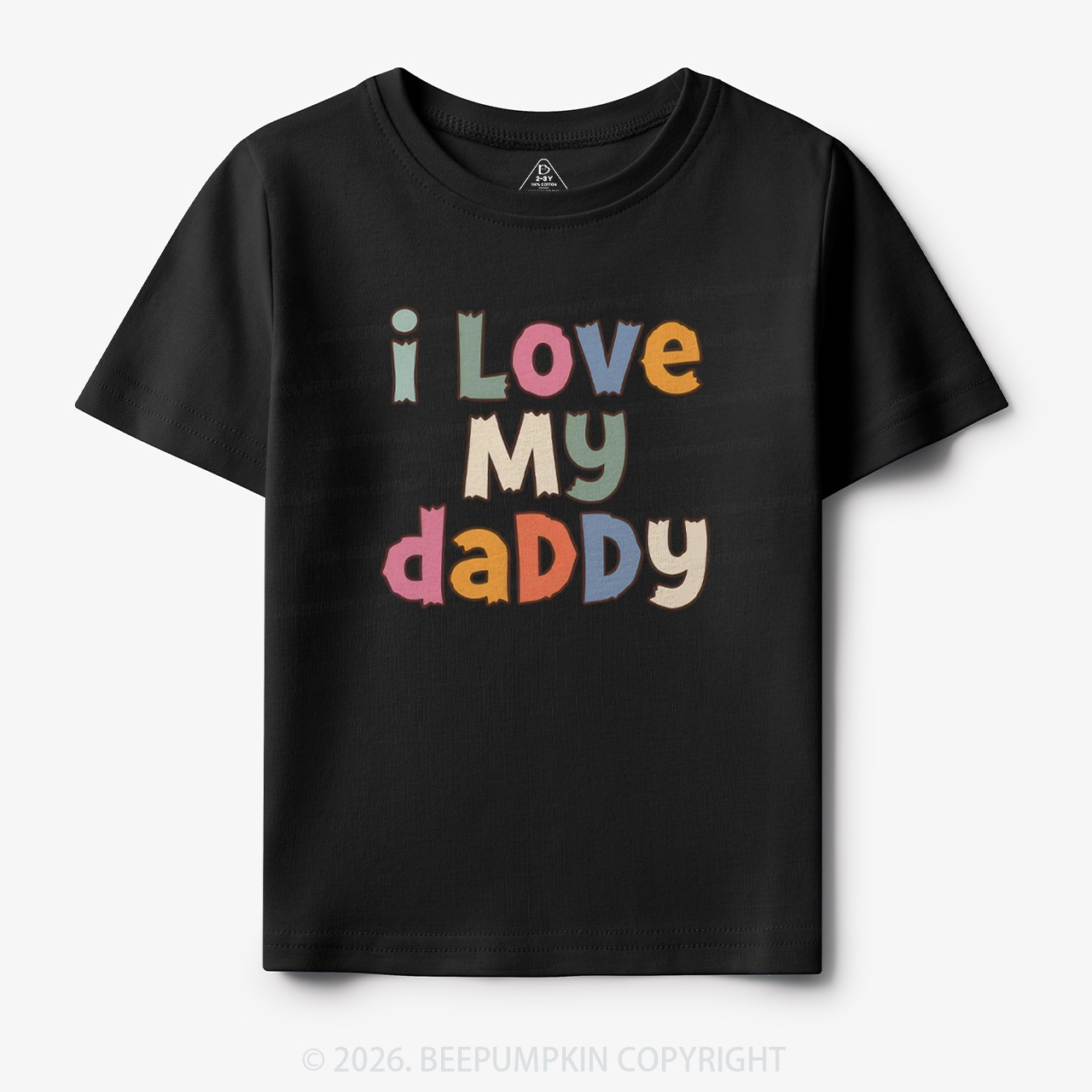 I Love My Daddy Cute Father's Day Toddler&Kid's Tees