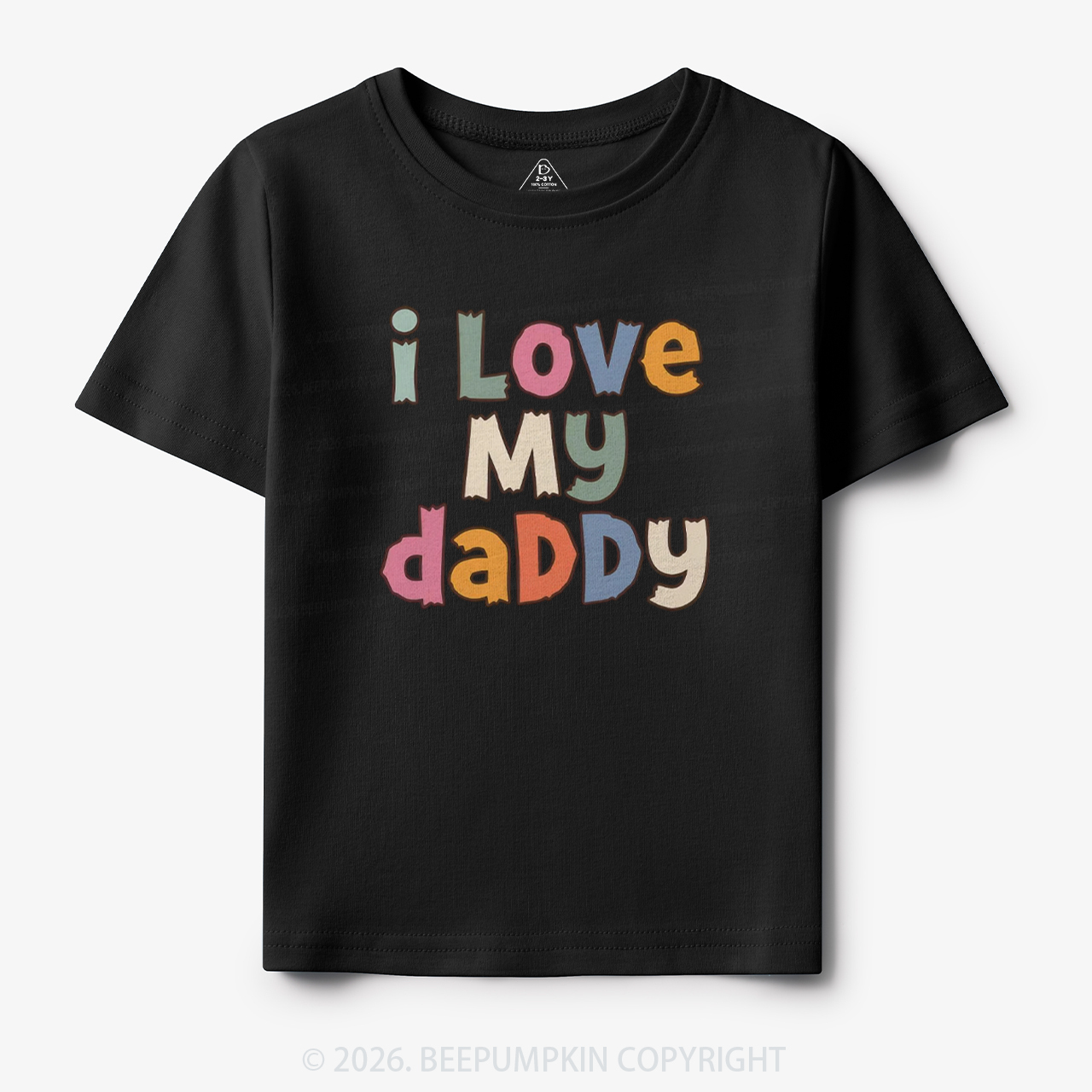 I Love My Daddy Cute Father's Day Toddler&Kid's Tees