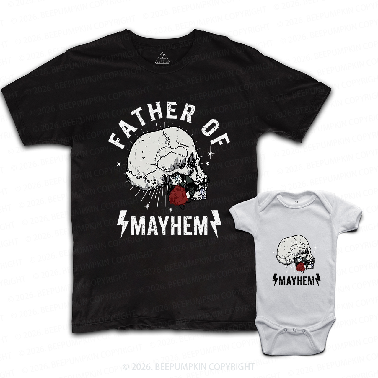 Mayhem Dad&Me Matching Shirts