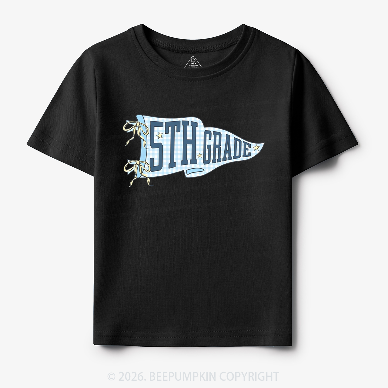 Personalized Pennant Grade Level Team Toddler&Kid's Tees