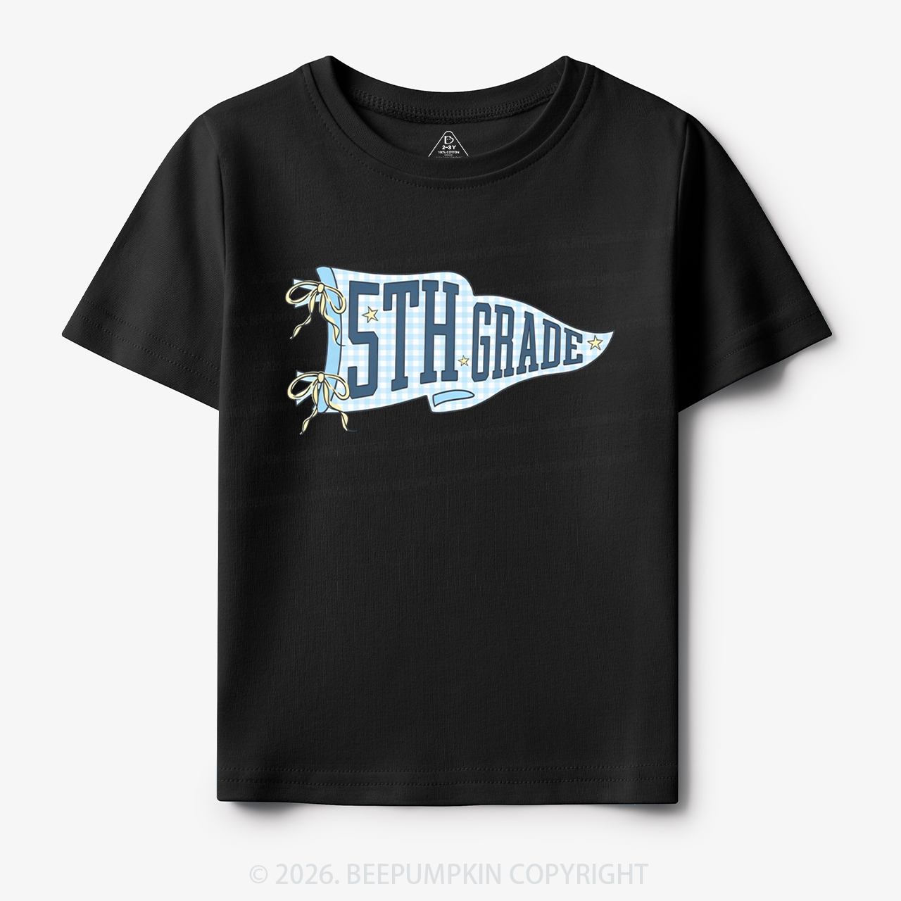 Personalized Pennant Grade Level Team Toddler&Kid's Tees