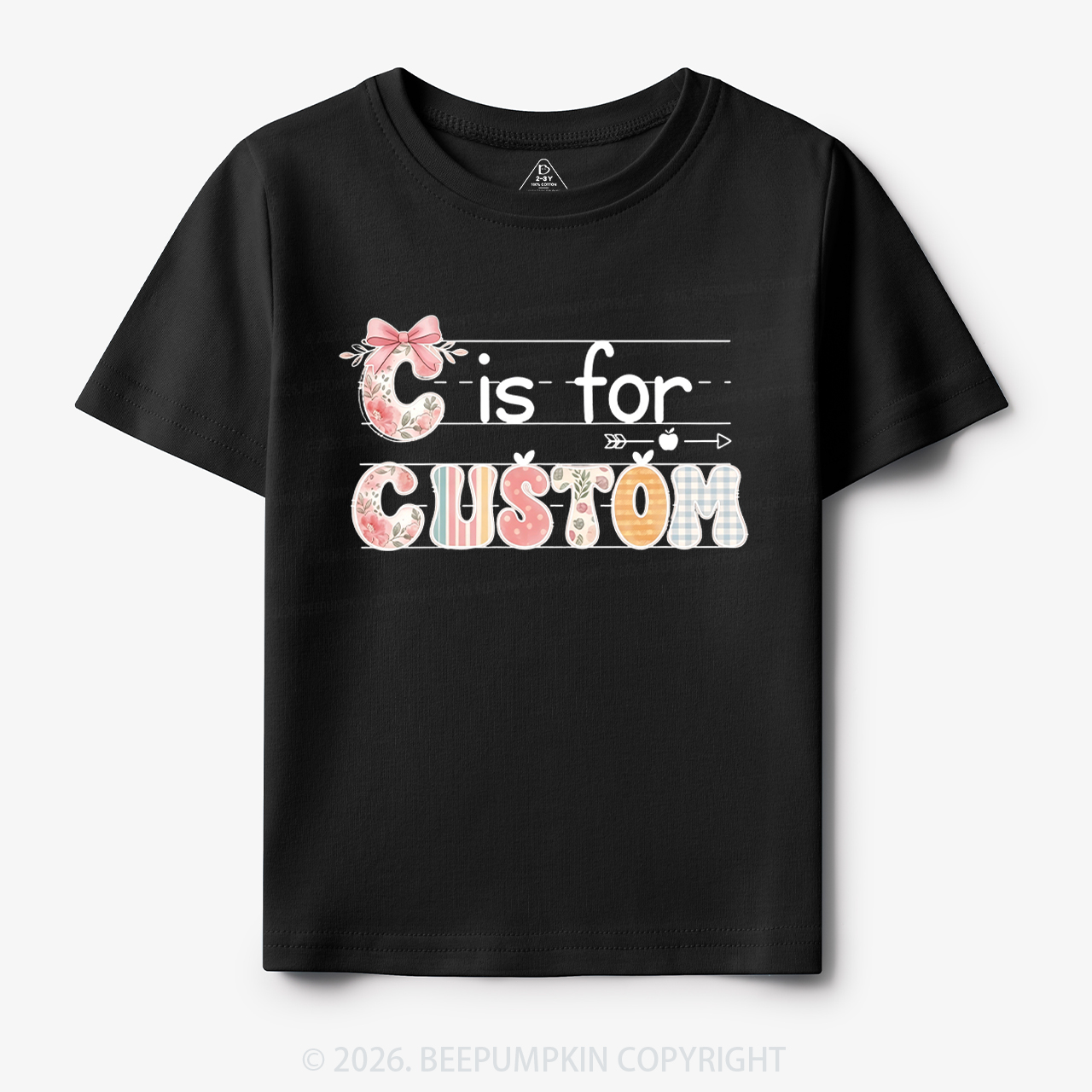 Personalized Kids Name Back To School Toddler&Kid's Tees