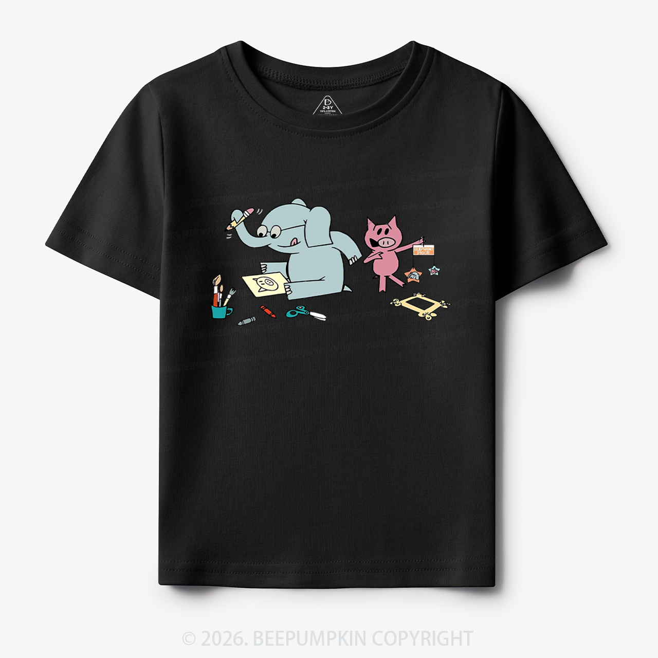 Elephant and Piggie Read More Book Toddler&Kid's Tees