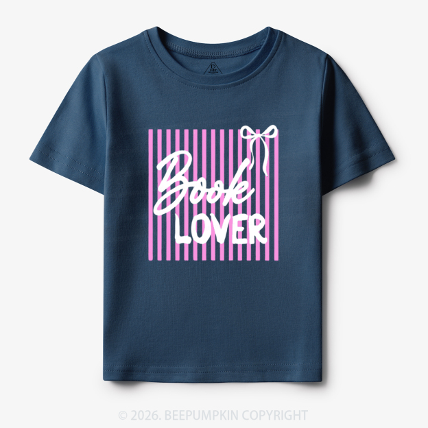 Coquette Book Preppy Stripes Toddler&Kid's Tees