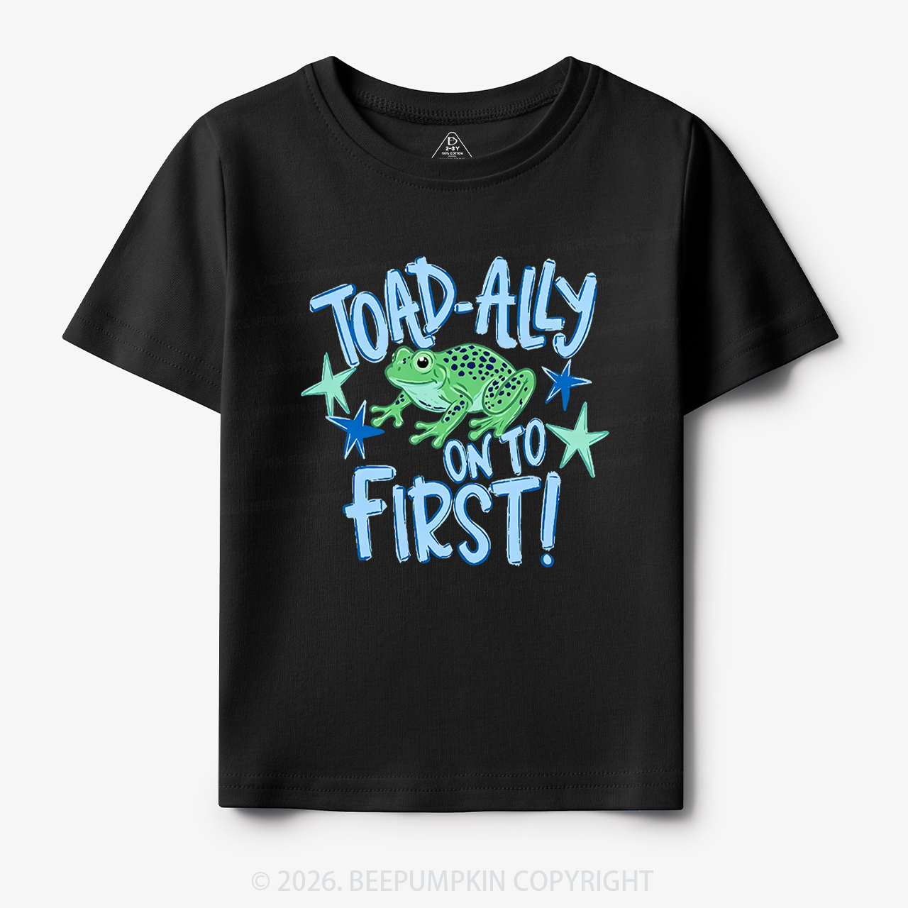 Personalized Toad-ally On To Grade Toddler&Kid's Tees