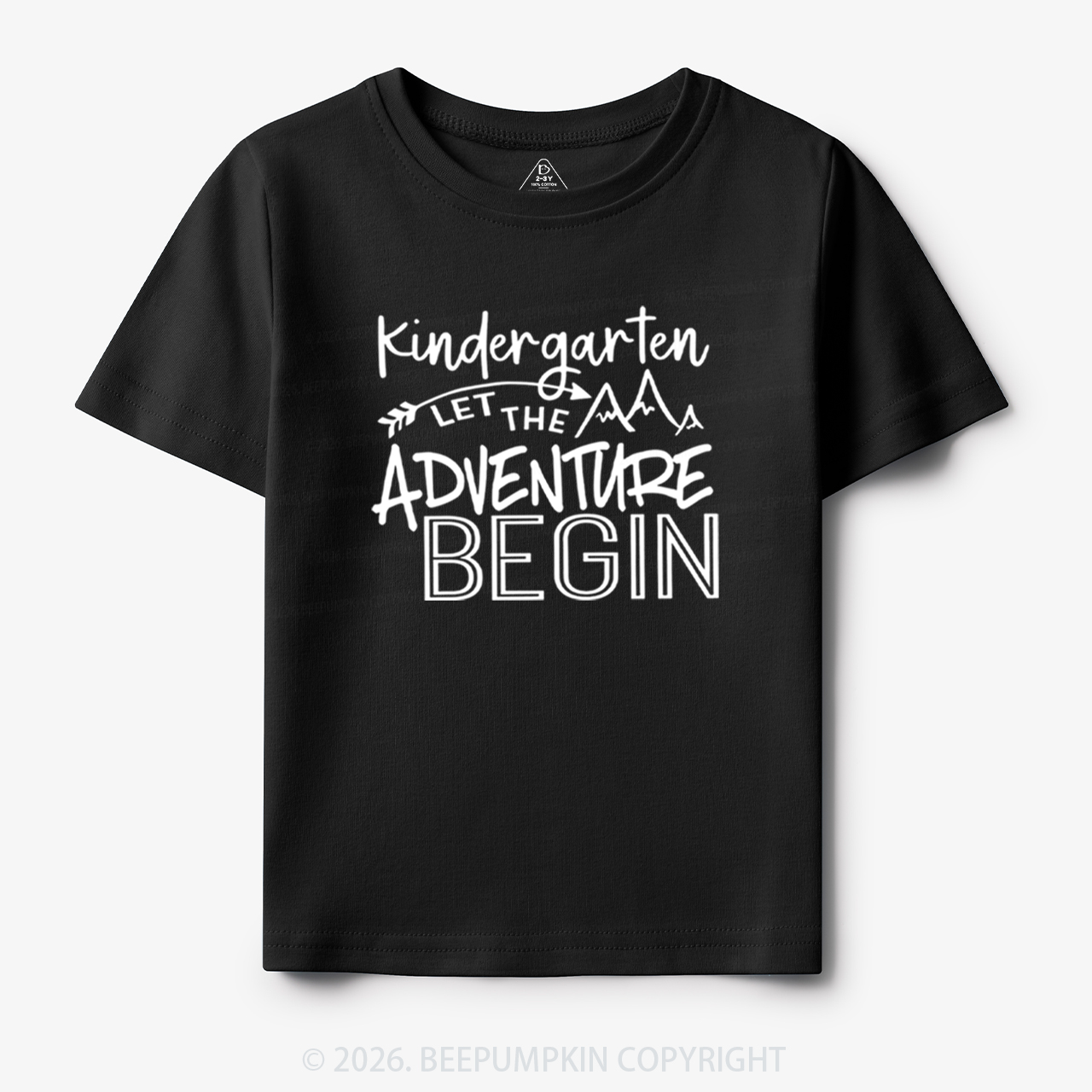 Personalized Kindergarten Let The Adventures Begin Toddler&Kid's Tees