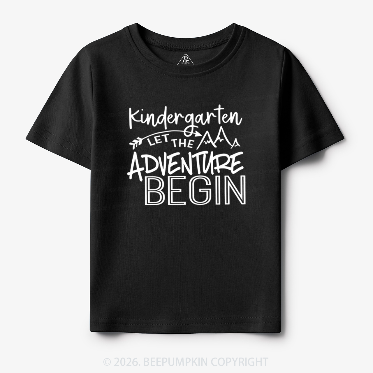 Personalized Kindergarten Let The Adventures Begin Toddler&Kid's Tees