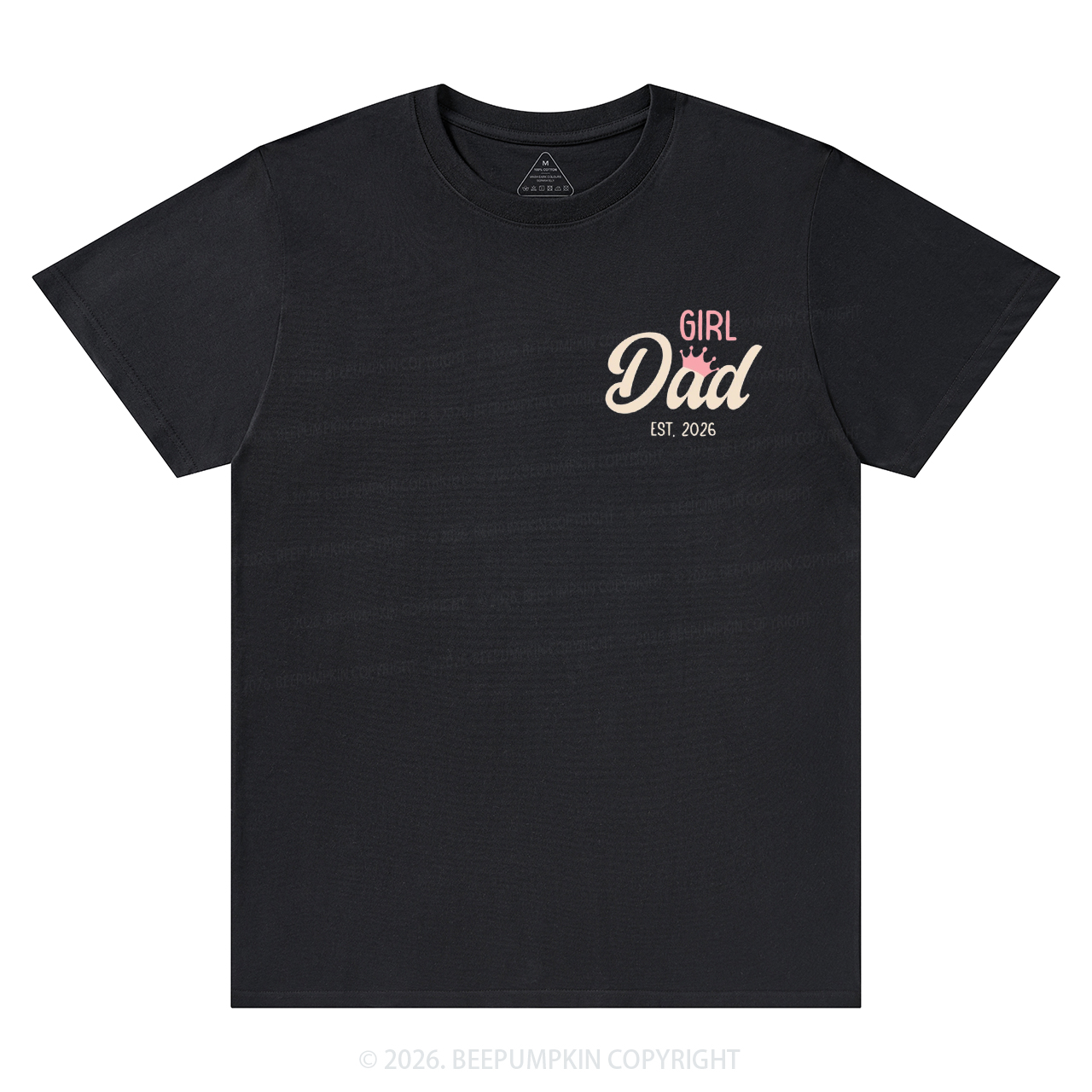 Personalized Girl Dad Fathers Day T-Shirts