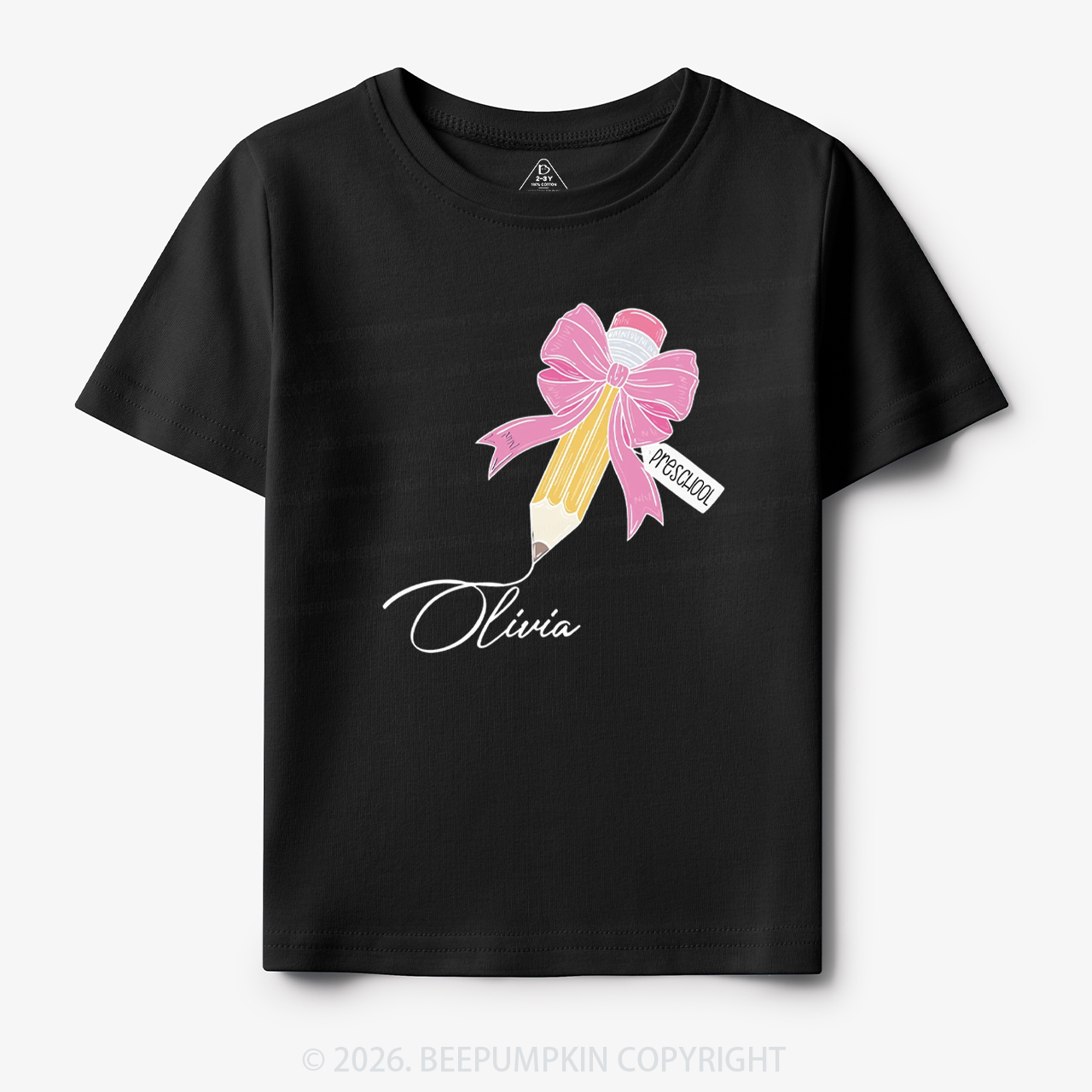 Personalized Preschool Back To School Toddler&Kid's Tees
