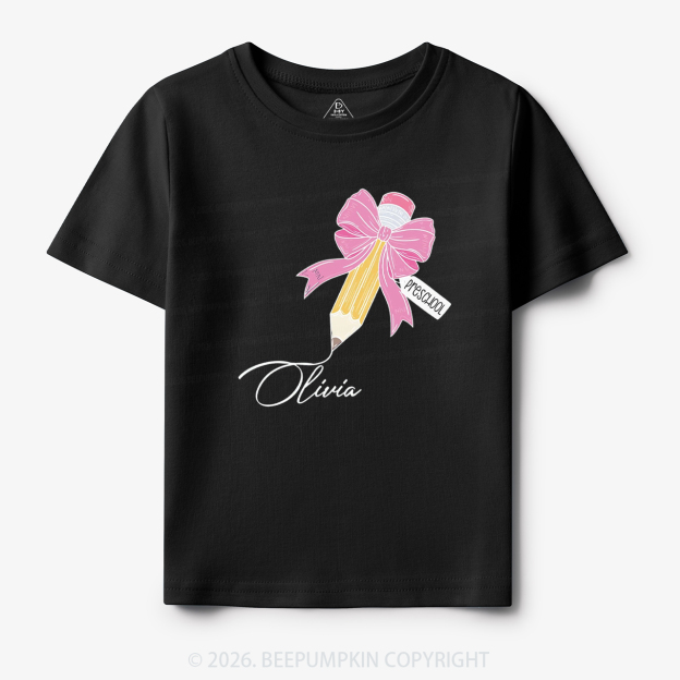 Personalized Preschool Back To School Toddler&Kid's Tees
