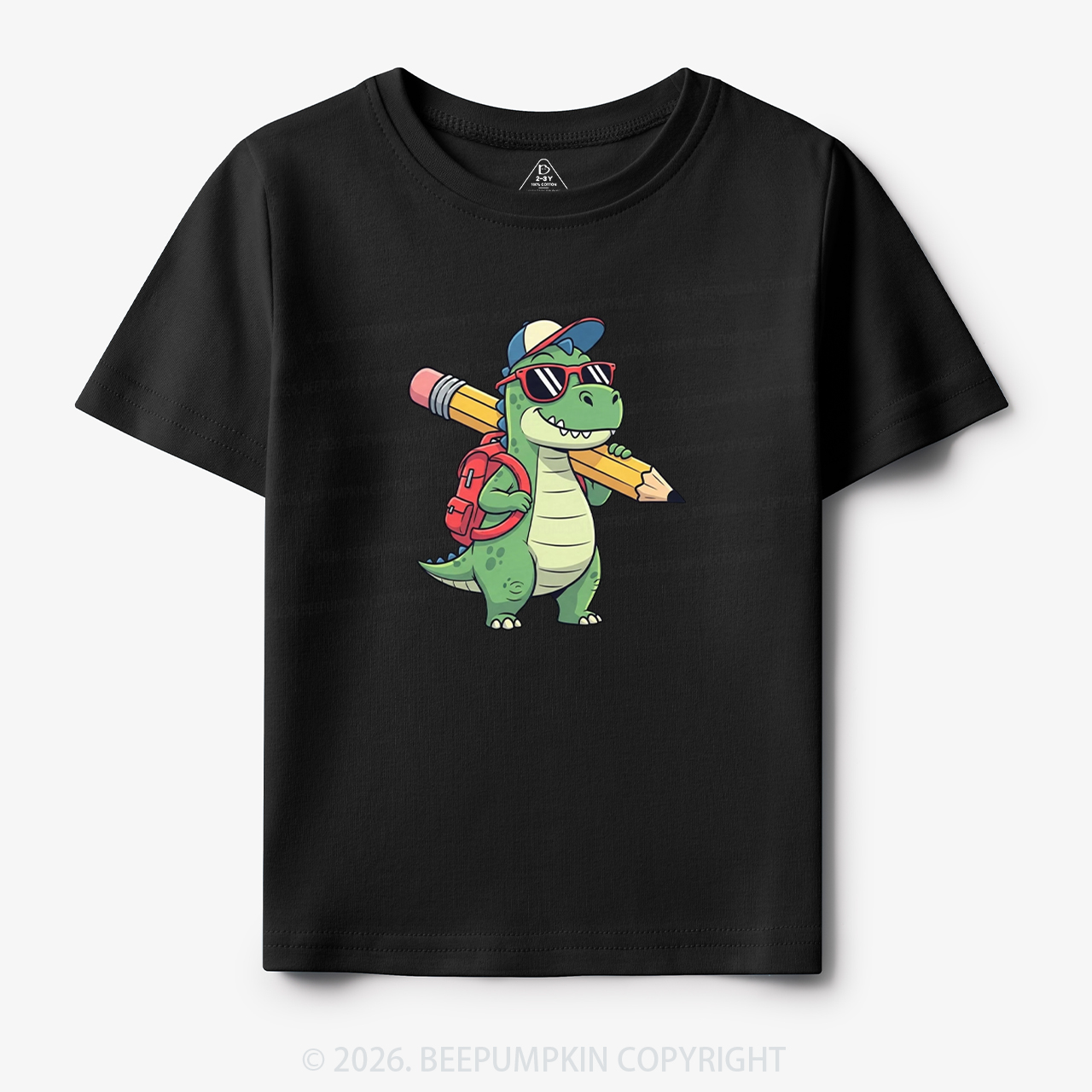 Funny Rex Back to School Dinosaur Toddler&Kid's Tees
