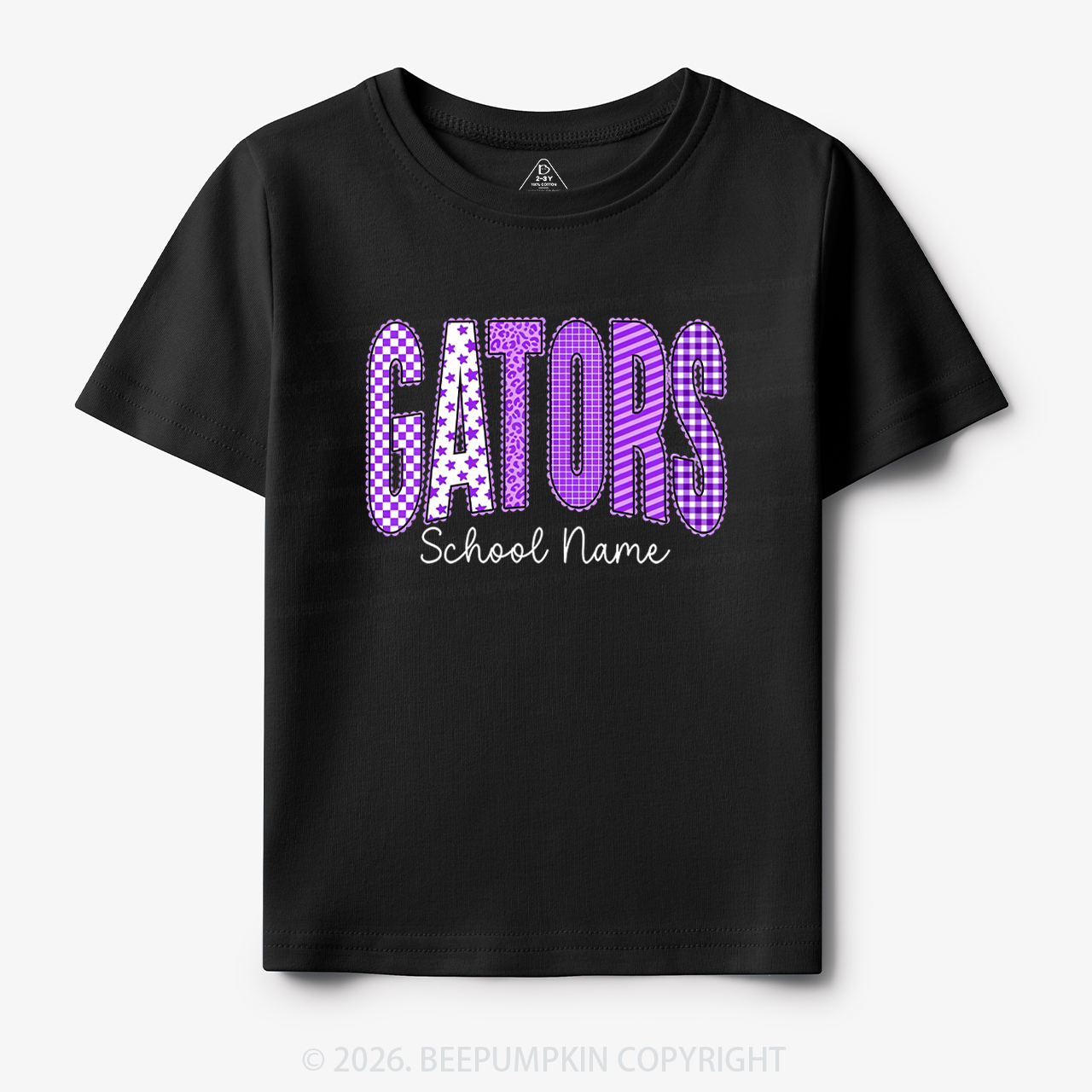 Personalized School Name School Spirit Toddler&Kid's Tees