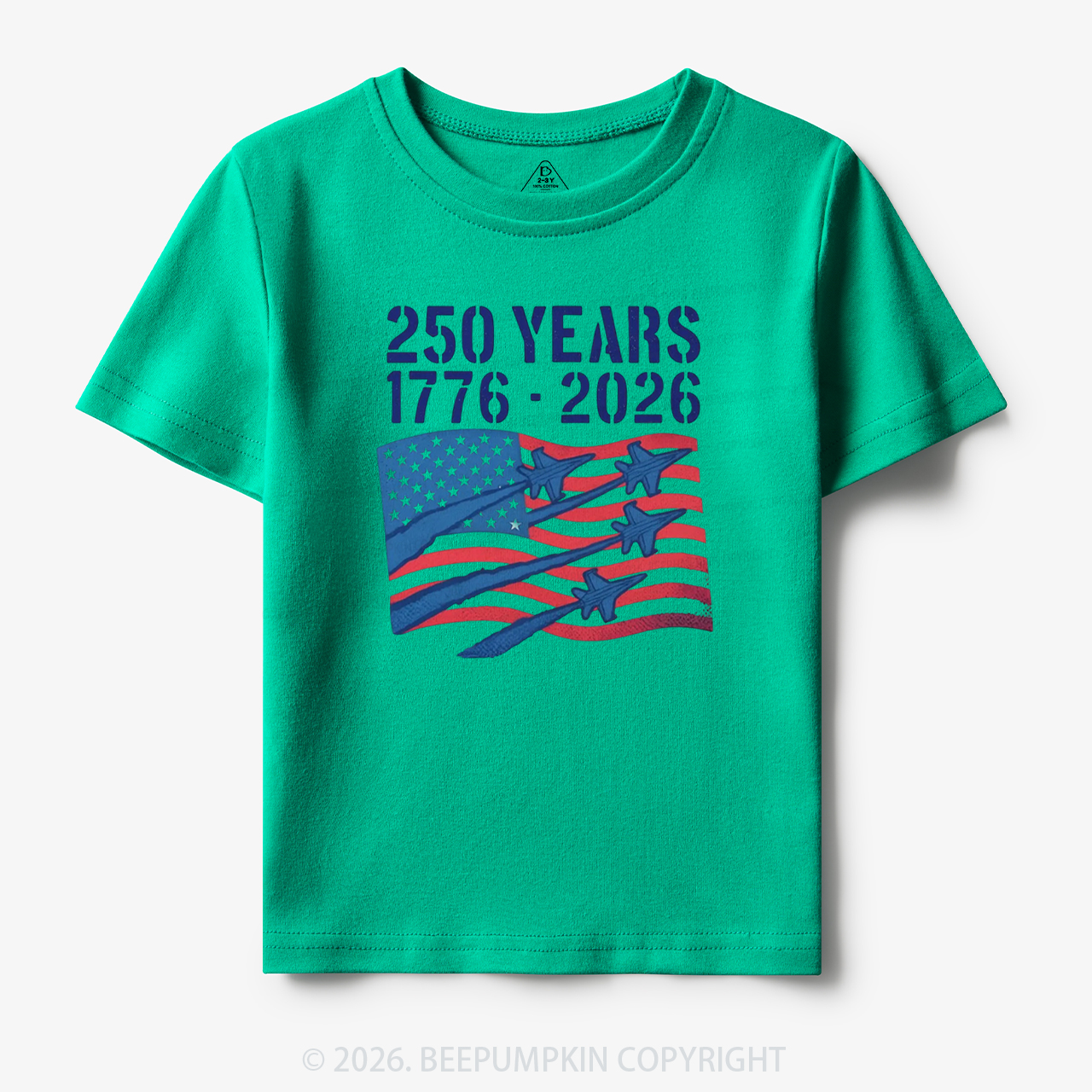 250 Years 1776-2026 America Patriotic Toddler&Kid's Tees