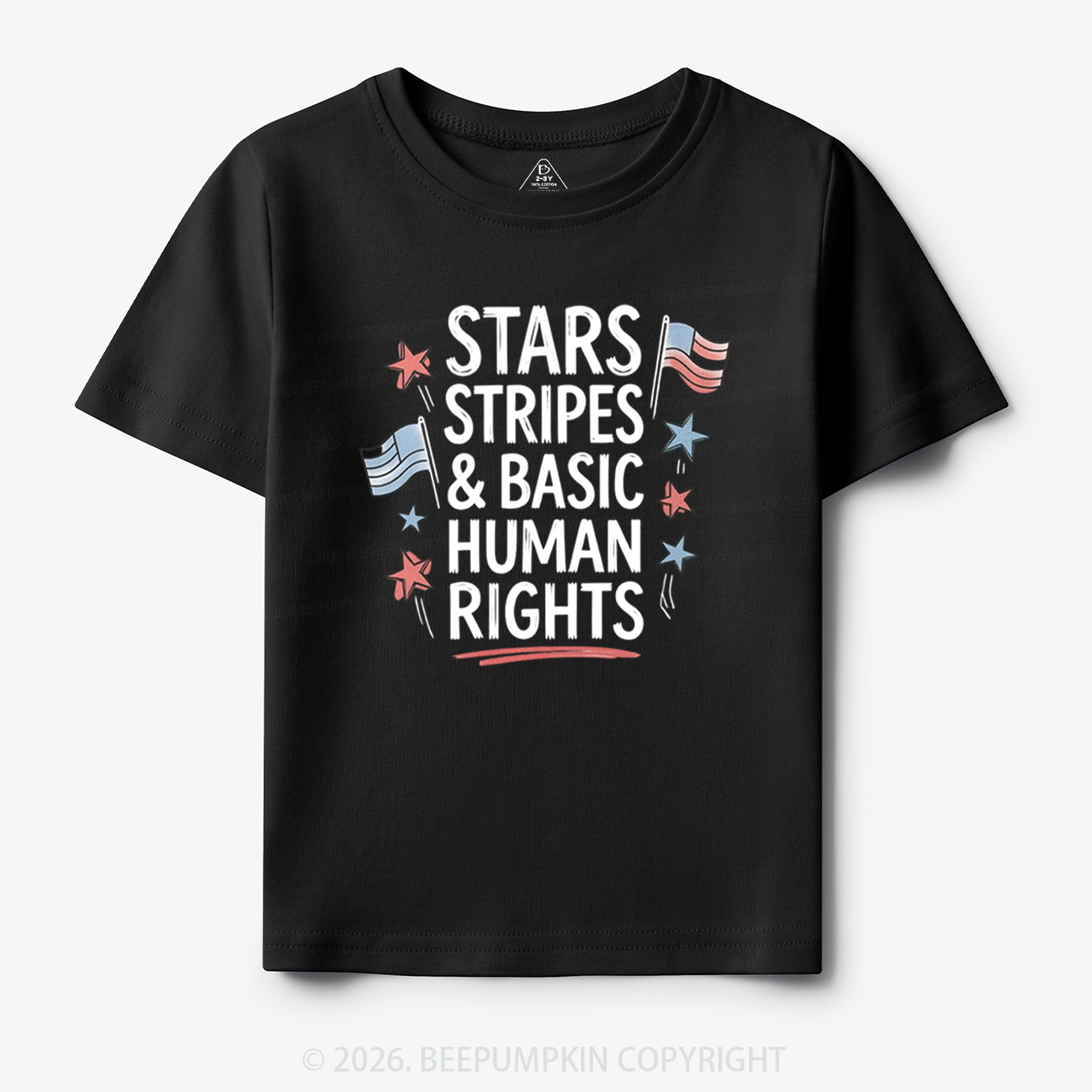 Stars Stripes Patriotic 4th Of July Toddler&Kid's Tees