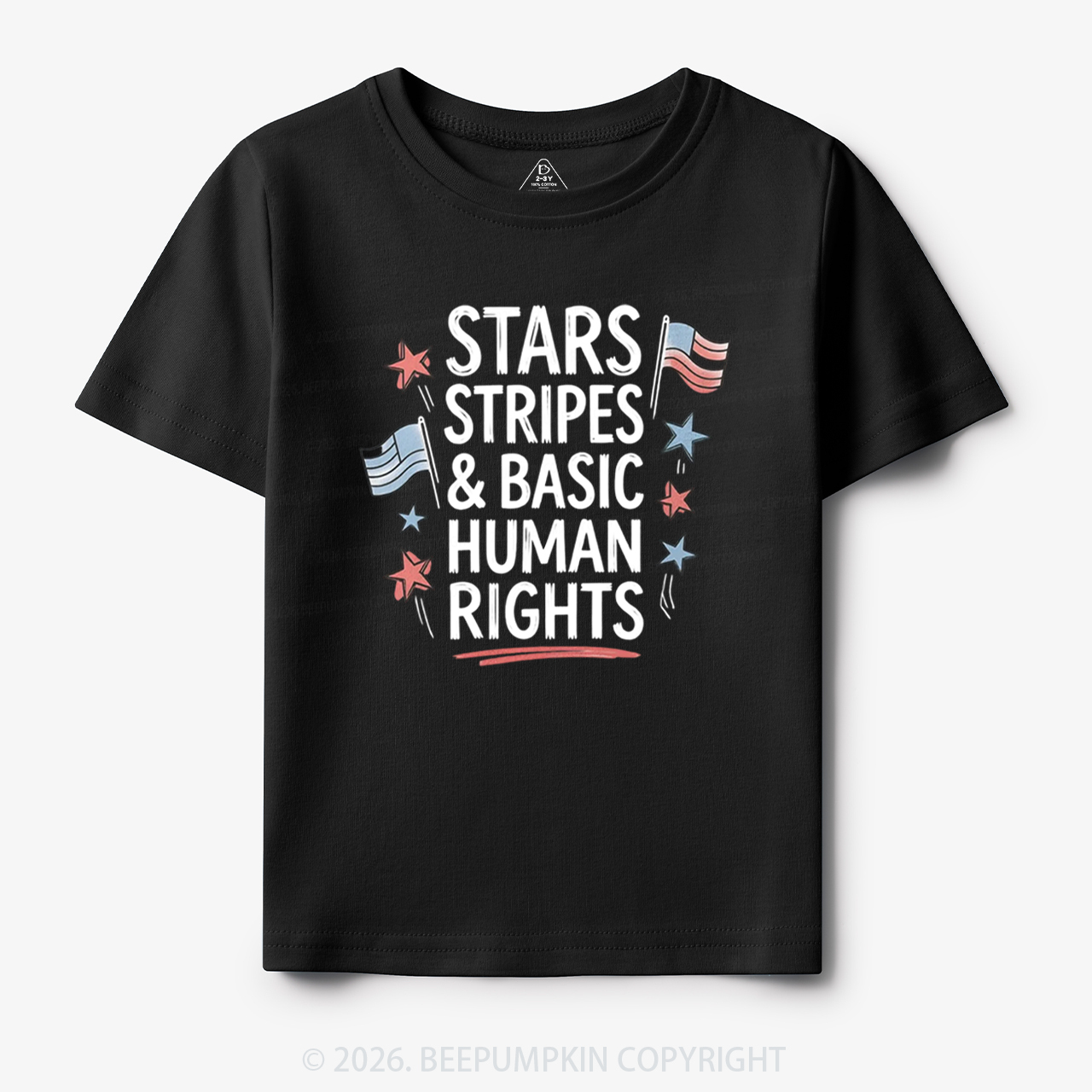 Stars Stripes Patriotic 4th Of July Toddler&Kid's Tees