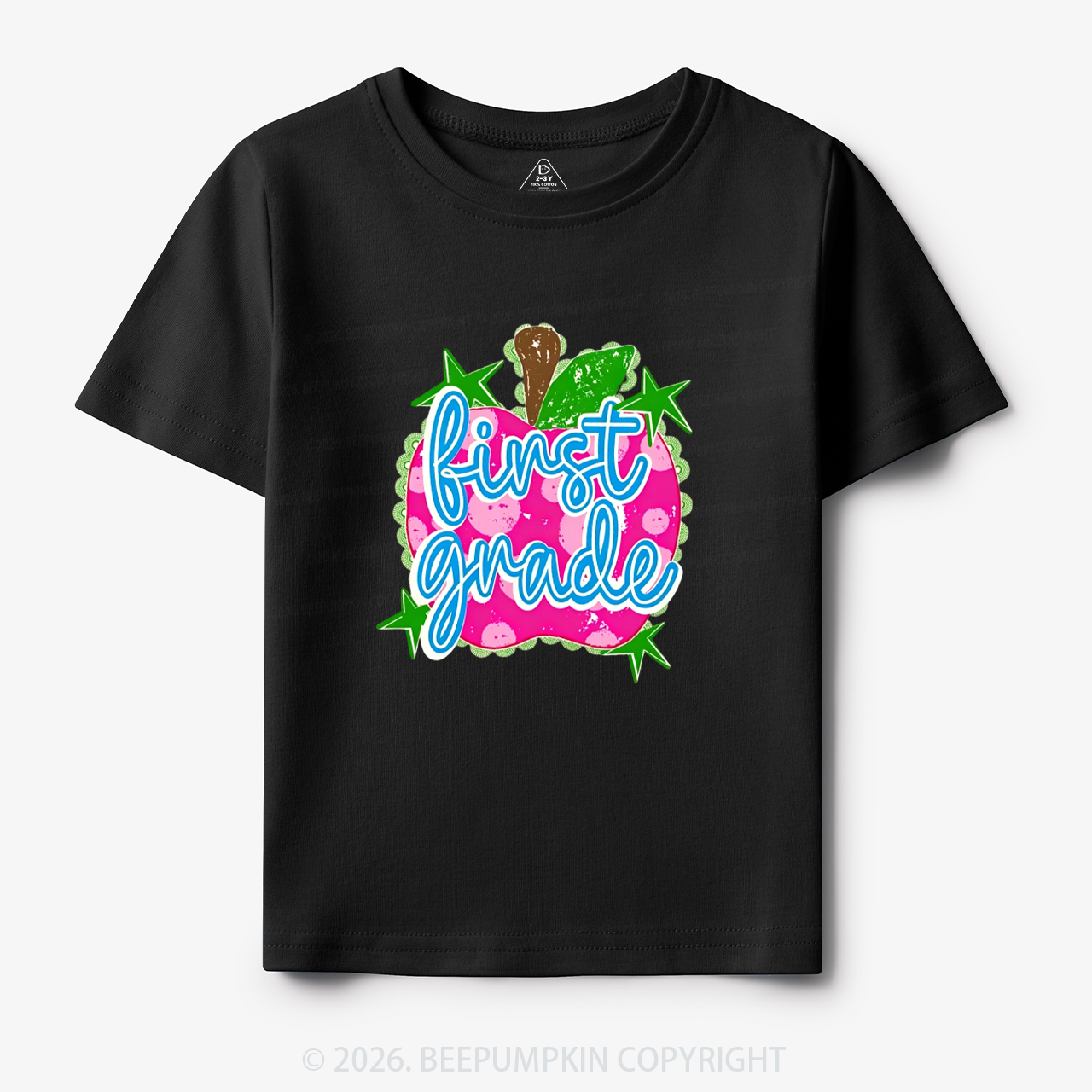 Personalized Polkadots Apple Back To School Toddler&Kid's Tees