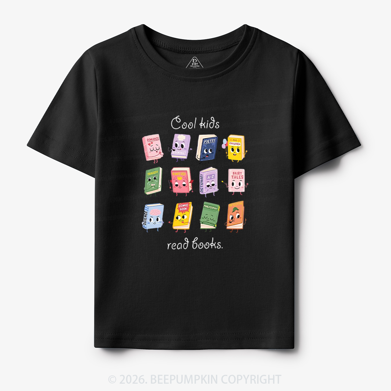 Cool Kids Read Books Back To School Toddler&Kid's Tees