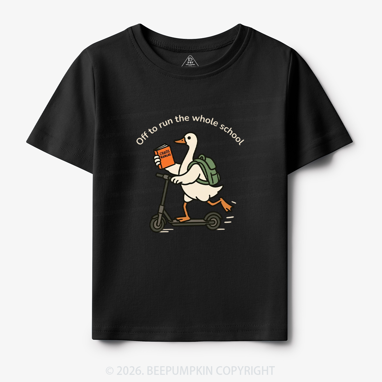 Off to Run the Whole School Funny Back To School Toddler&Kid's Tees