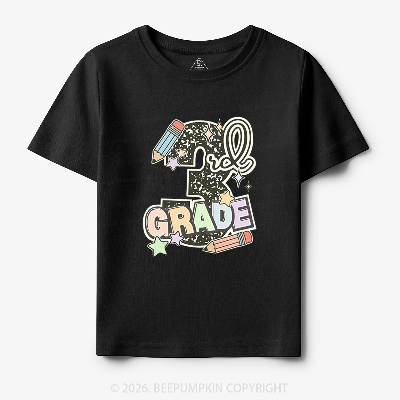 Third Grade Pencil Back To School Toddler&Kid's Tees