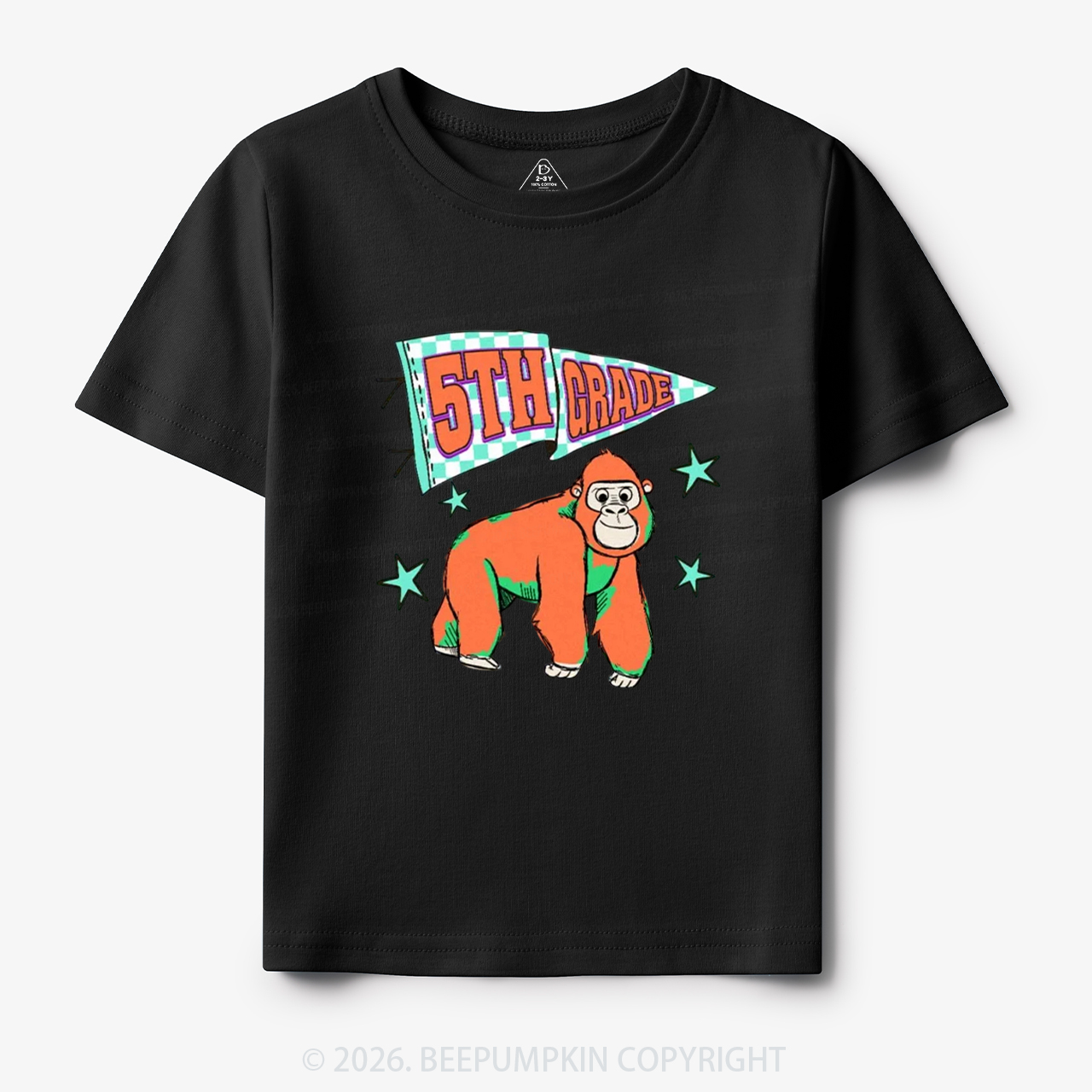 Personalized Animal Grade Back To School Toddler&Kid's Tees