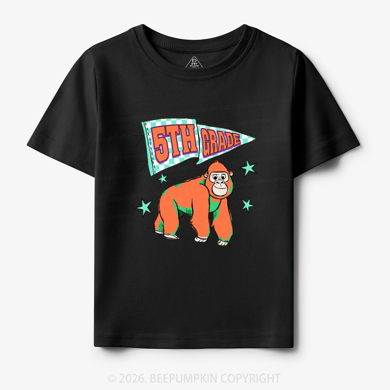 Personalized Animal Grade Back To School Toddler&Kid's Tees