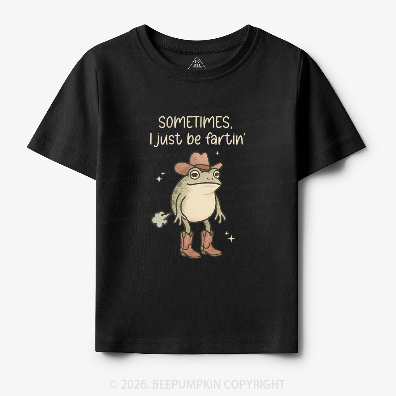 Sometimes I Just Be Fartin' Funny Western Toddler&Kid's Tees
