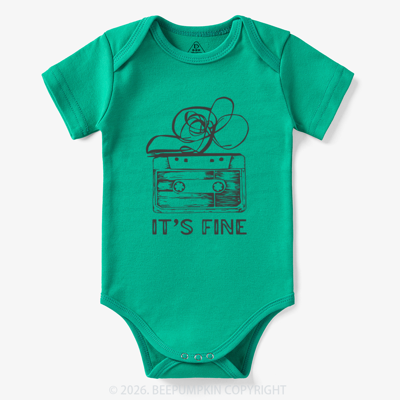 Retro Cassette Tape It’s Fine Bodysuit