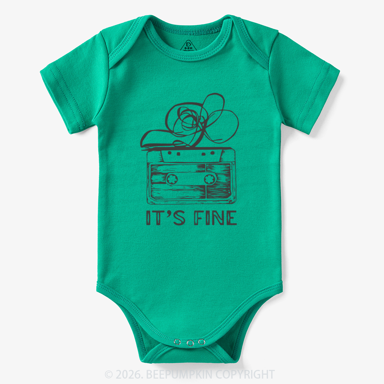 Retro Cassette Tape It’s Fine Bodysuit