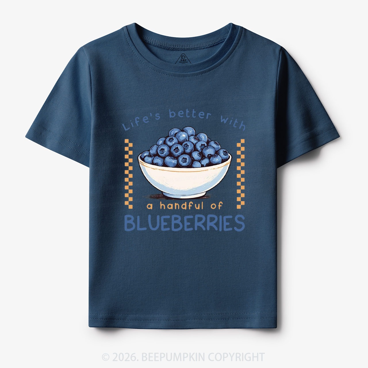 Life's better with a handful of Blueberries Funny Toddler&Kid's Tees