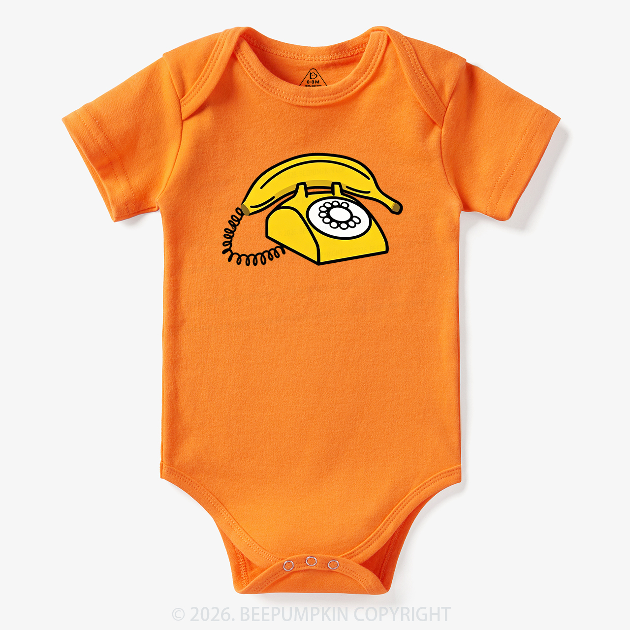 Banana Phone Cute Funny Bodysuit