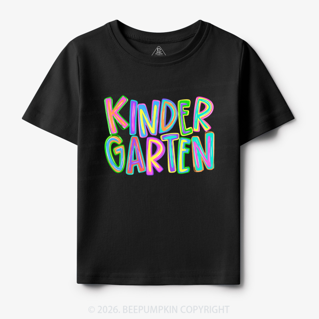 Neon Scribble Kindergarten Toddler&Kid's Tees