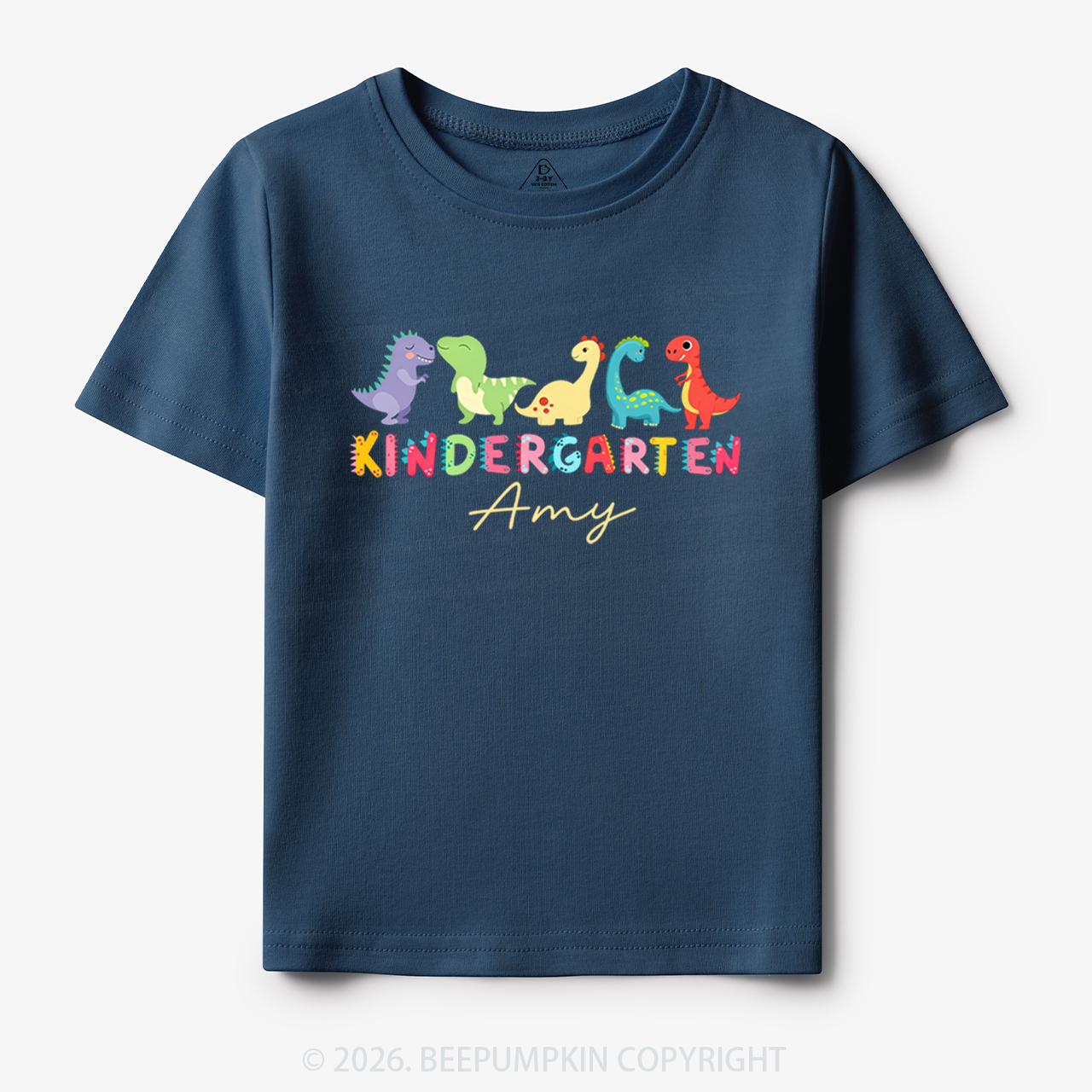 Personalized Name Dinosaur Kindergarten Toddler&Kid's Tees