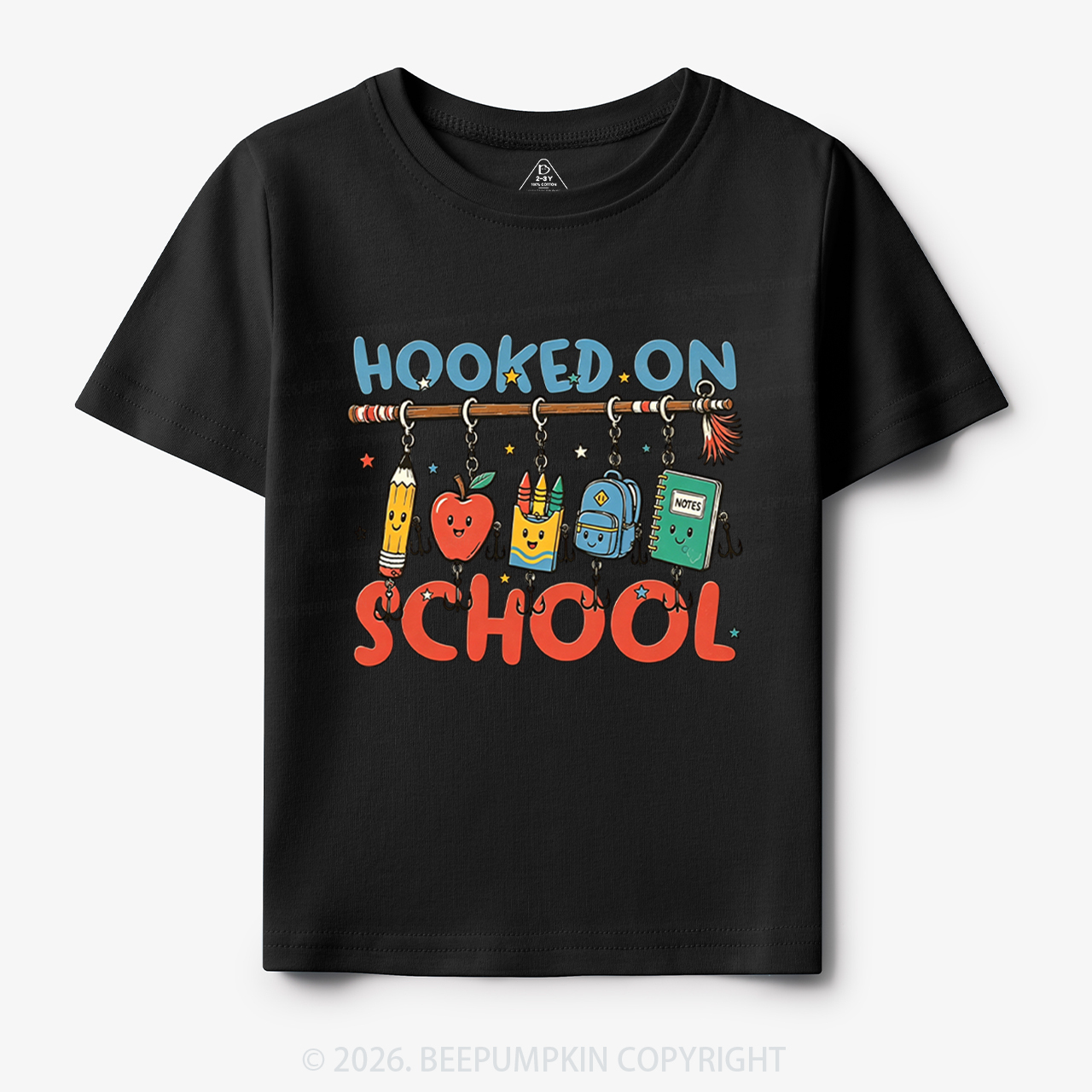 Back to School Hooked On School Toddler&Kid's Tees