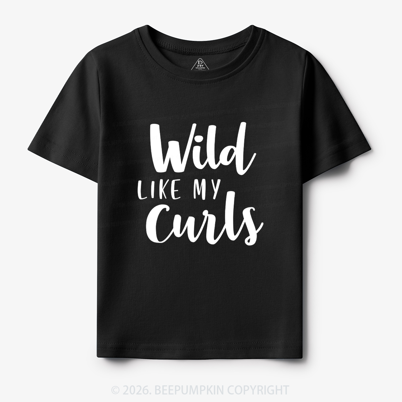 Wild Like My Curls Toddler&Kids Tees 7