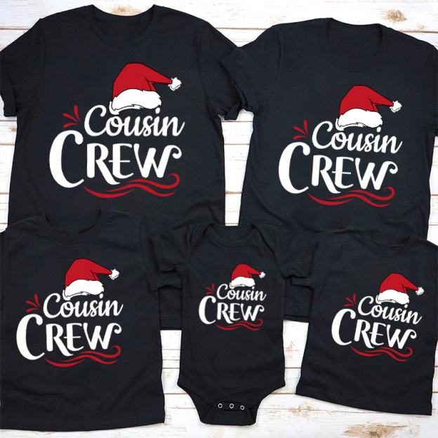 Cousin Crew Family Merry Christmas Shirts